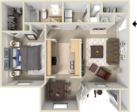 1 Bedroom Apartment Lenexa KS